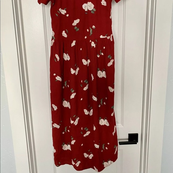 ❌❌   S O L D   ❌❌        NWOT Christy Dawn Dawn Red floral dress XS - Picture 11 of 11